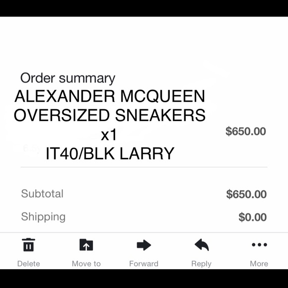 SIZE 40 NEVER WORN ALEXANDER MCQUEEN SNEAKERS - Picture 1 of 5